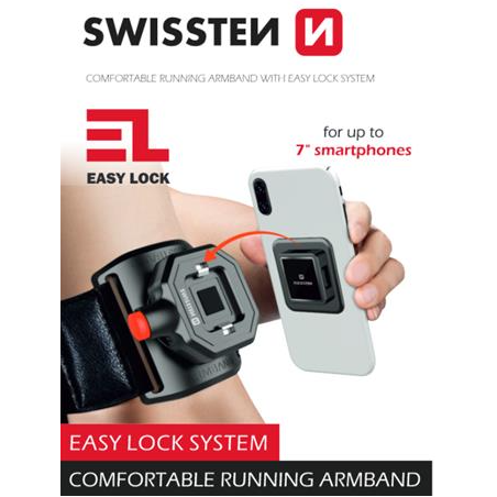 Swissten EASY LOCK  Armband 4" - 6.8"