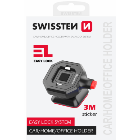 Swissten EASY LOCK Holder for mobile phone Car / Home / Office / 4" - 6.8"