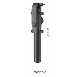 Swissten Bluetooth Selfie Stick Aluminum Tripod For Mobile Phones and GoPro With Remote Control