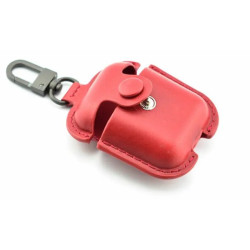 Devia Lux Series Eco Leather Look Magnetic Carabiner Case Apple AirPods 1st Generation