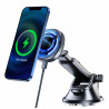 Swissten Magnetic Car Holder with Wireless Charger 15W (MagSafe compatible)