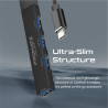 PROMATE LiteHub-4 USB-C Hub 3x USB 2.0 / 1x USB 3.0