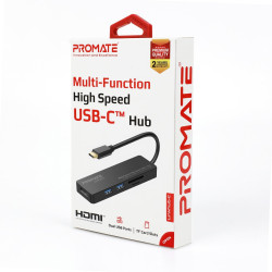 PROMATE LinkHub-C USB-C to HDMI 4K / 2X USB 3.0 / SD