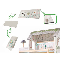 Lulilo Wooden Doll House Floro Boho70cm