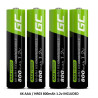 Green Cell VitalCharger UBS-C Charger for AAA/AA batteries / 4x HR03 800mAh included