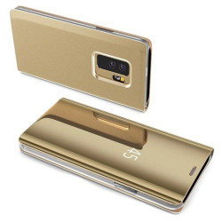 Mocco Clear View Cover Case For Samsung Galaxy A22 4G Gold