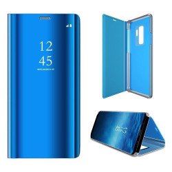 Mocco Clear View Cover Case For Samsung Galaxy S23 Blue