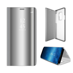 Mocco Clear View Cover Case For Samsung Galaxy S23 Silver