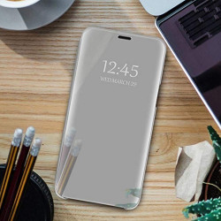 Mocco Clear View Cover Case For Samsung Galaxy S23 Silver