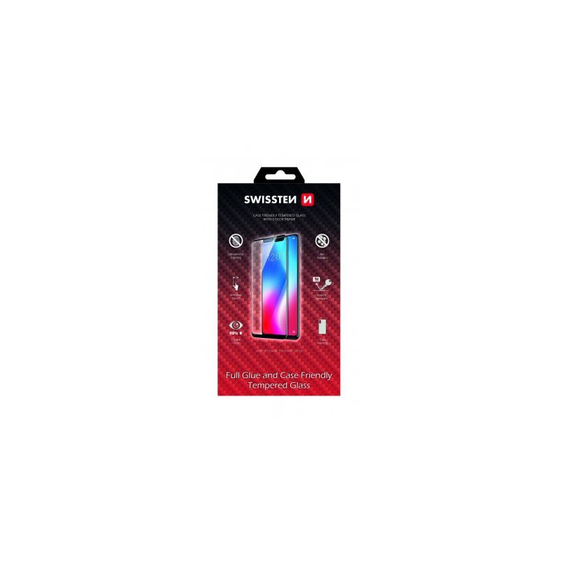 Swissten Full Face Tempered Glass Samsung Galaxy S23 Ultra 5G Black