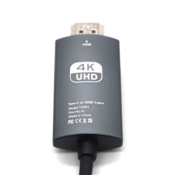 RoGer TH001 USB-C to HDMI UltraHD 4K@60Hz Cable 1.8m