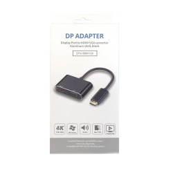 RoGer RO-DP2VGA+HDMI-BK
