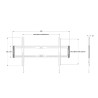 Multibrackets MB-1015 TV wall fixing bracket for TVs up to 85" / 60kg
