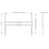 Multibrackets MB-0940 TV wall fixed mount up to 110" / 125kg