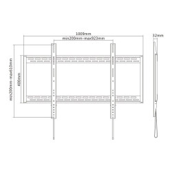 Multibrackets MB-8823 TV wall mount up 100 100" / 100 kg