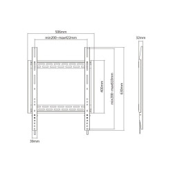 Multibrackets MB-8830 TV wall mount up 100" /100 kg