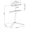 Nedis TVSM5250BK TV Display 49"-70" up to 40kg