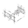 Multibrackets MB-6546 TV Wall Mount Bracket for TVs up to 90" / 60kg