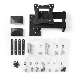 Nedis TVWM31BK TV wall mount full motion LED / LCD / PLASMA TV 10 - 32"- 30kg
