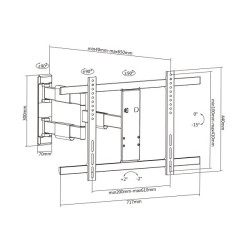 Multibrackets MB-0150 TV mounts up to 65" / 30kg