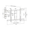 Multibrackets MB-0150 TV mounts up to 65" / 30kg