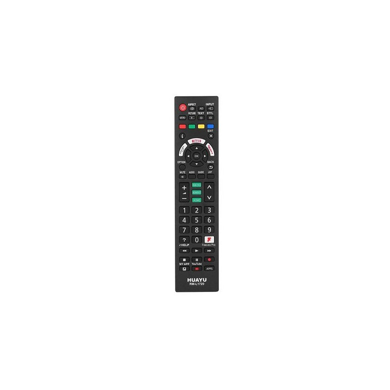 Lamex LXP1720 TV remote control TV LCD Panasonic RM-L1720 NETFLIX / YOUTUBE / RAKUTEN / PRIME VIDEO