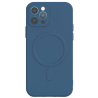 Mocco MagSilicone Soft Back Case Silicone Case for Apple iPhone 14 Plus Blue