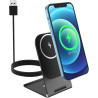 Swissten Magnetic Wireless Charger Stand 15W (MagSafe compatible)