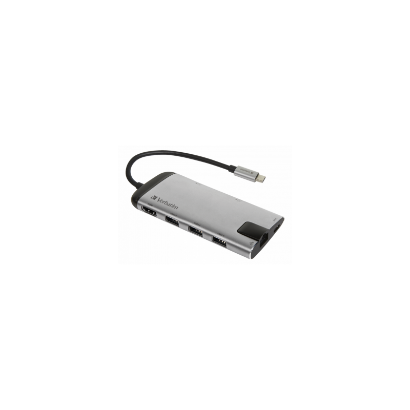 Verbatim USB-C Multiport hub HDMI / LAN / USB / SD / MicroSD