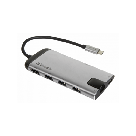 Verbatim USB-C Multiport hub HDMI / LAN / USB / SD / MicroSD