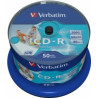 Verbatim Blank CD-R AZO  700MB 1x- 52x Wide Printable non ID,50 Pack Spindle