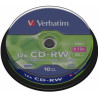 Verbatim Blank CD-RW SERL 700MB 12x, 10 Pack Spindle