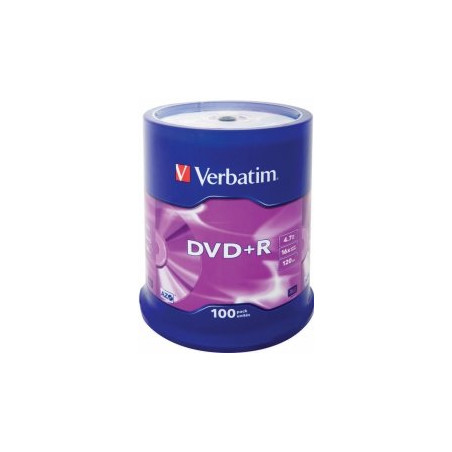 Verbatim Black DVD+R AZO  4.7GB 16x 100 Pack, Spindle
