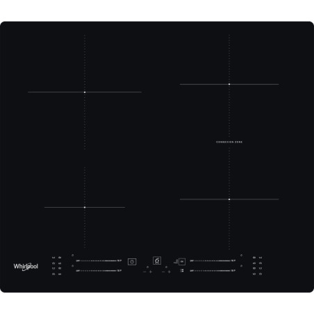 Whirlpool WB S2560 NE Juoda Įmontuoti 59 cm Indukcinė viryklė, padalyta į sritis 4 zone(s)