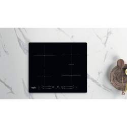 Whirlpool WB S2560 NE Juoda Įmontuoti 59 cm Indukcinė viryklė, padalyta į sritis 4 zone(s)