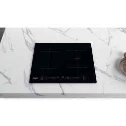 Whirlpool WB S2560 NE Black Built-in 59 cm Zone induction hob 4 zone(s)