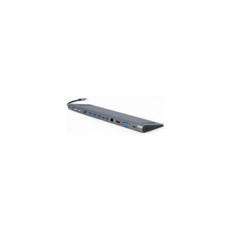 Gembird USB Type-C Multi-Port Adapter + Card Reader