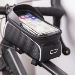 Mocco Waterproof bike frame bag with shielded phone holder