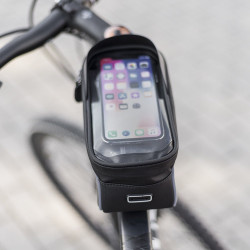 Mocco Waterproof bike frame bag with shielded phone holder