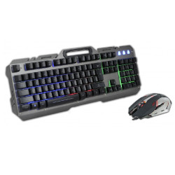 Rebeltec wired set: LED keyboard + mouse
