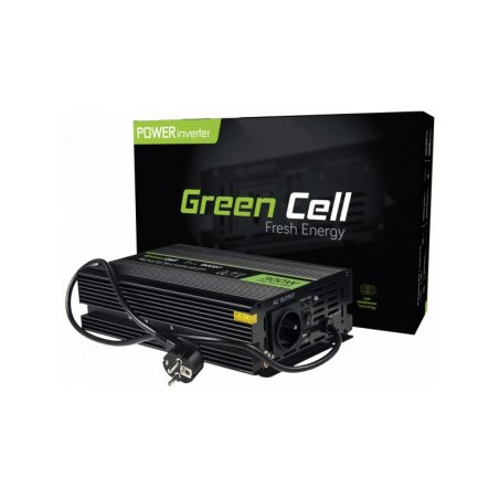 Green Cell Pure Sine wave Power converter 12V to 230V 300W / 600W