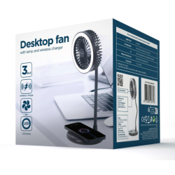 Gembird TA-WPC10-LEDFAN-01