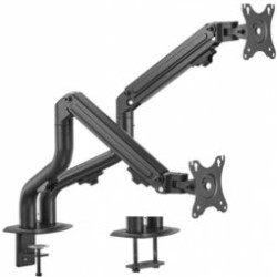 Gembird MA-DA2-02 Adjustable Desk 2-display Mounting Arm 17”-32”