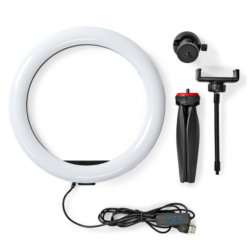 Nedis RLSTND100BK Selfie Ring Lamp 10 inch 2700-6700 K