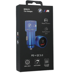 BMW BMCCMUSBCB Car Charger USB / USB-C 36W