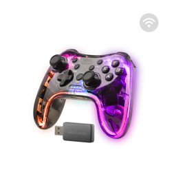 Mars Gaming MGP-24 Wireless game controller RGB / USB 2.4GHz / USB-C / X-input & D-input