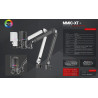 Mars Gaming MMIC-XT Studio Microphone with arm USB-C / RGB