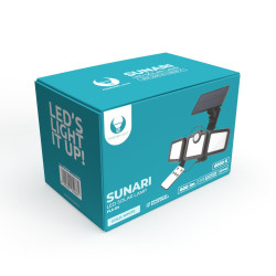 Forever Light SUNARI Solar Lamp LED PIR / 10W / 800lm / 6000K / 2400mAh