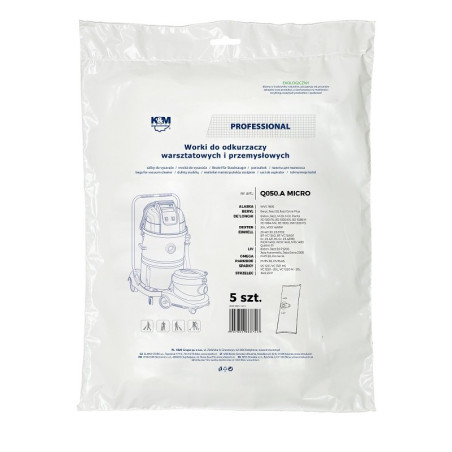 K&M KM-Q050.A DELONGHI MICRO Bags for vacuum cleaner 5 pcs.