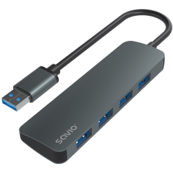 Savio AK-53 USB Hub 4-Port USB 3.1 Gen 1
